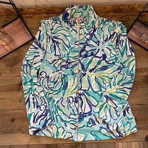 Lilly Pulitzer full zip popover